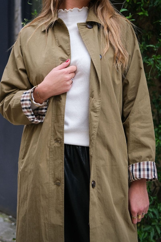 Trench Vancouver, couleur kaki, marque Garance