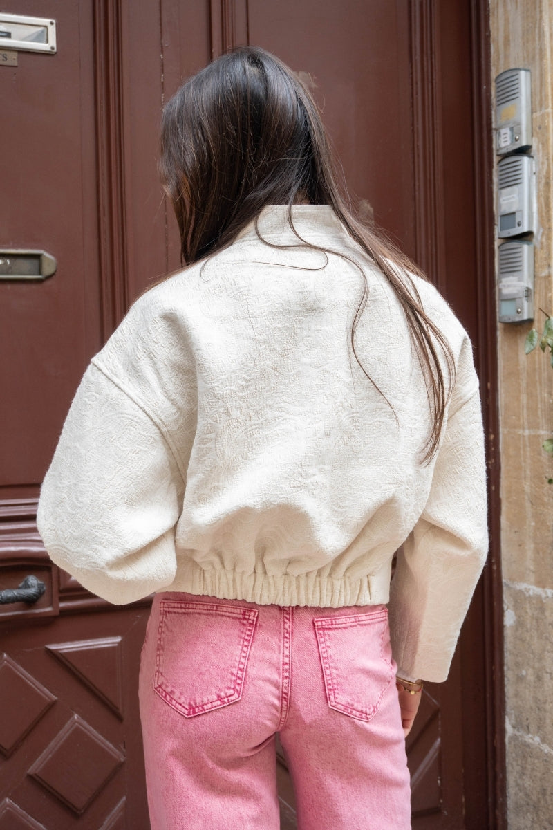 Veste Ihfapora, couleur beige, marque Ichi