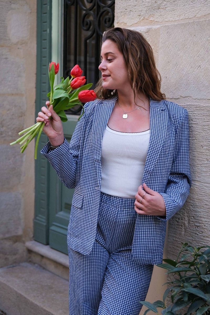 Veste Ihjilma, couleur bleu, marque Ichi
