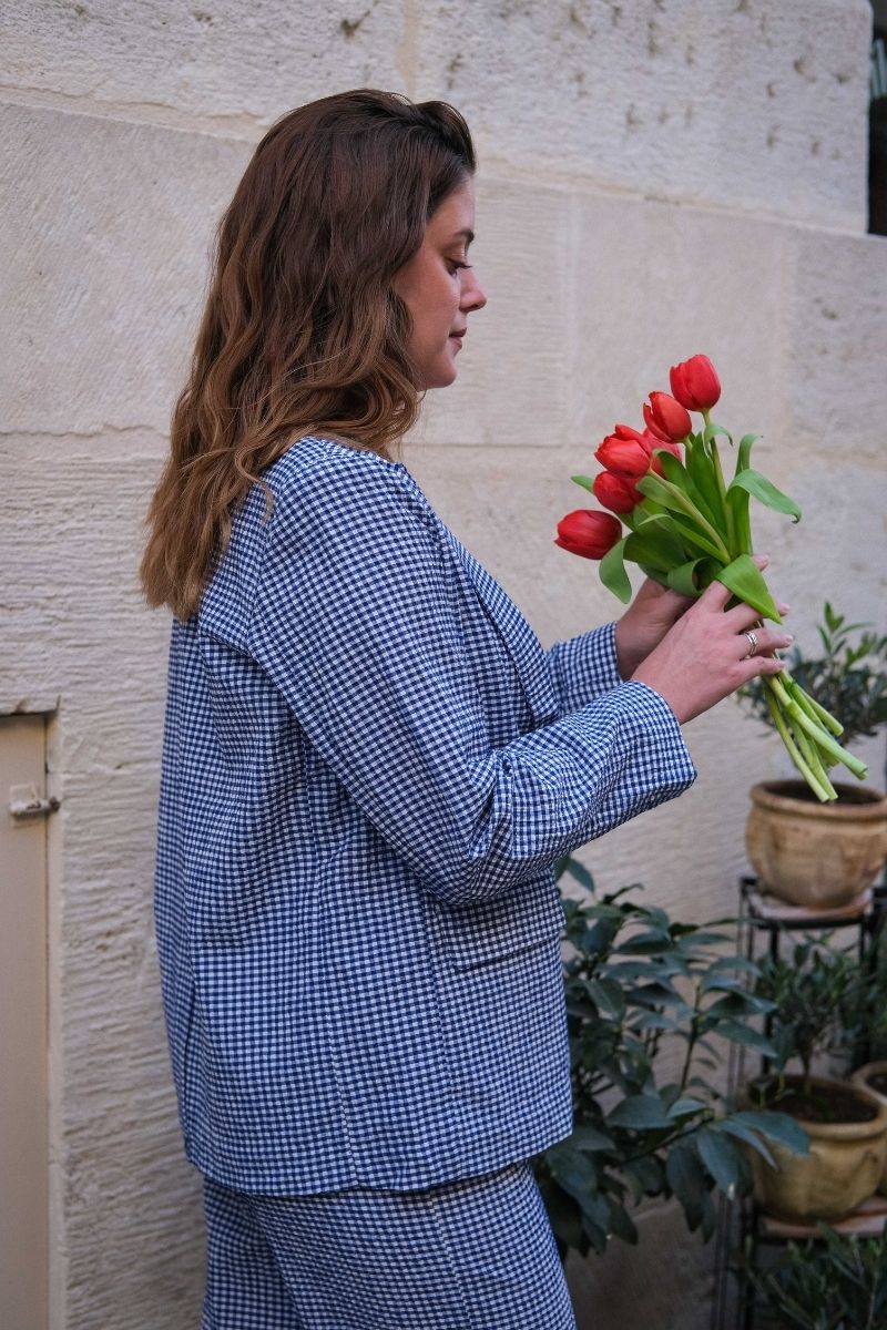 Veste Ihjilma, couleur bleu, marque Ichi