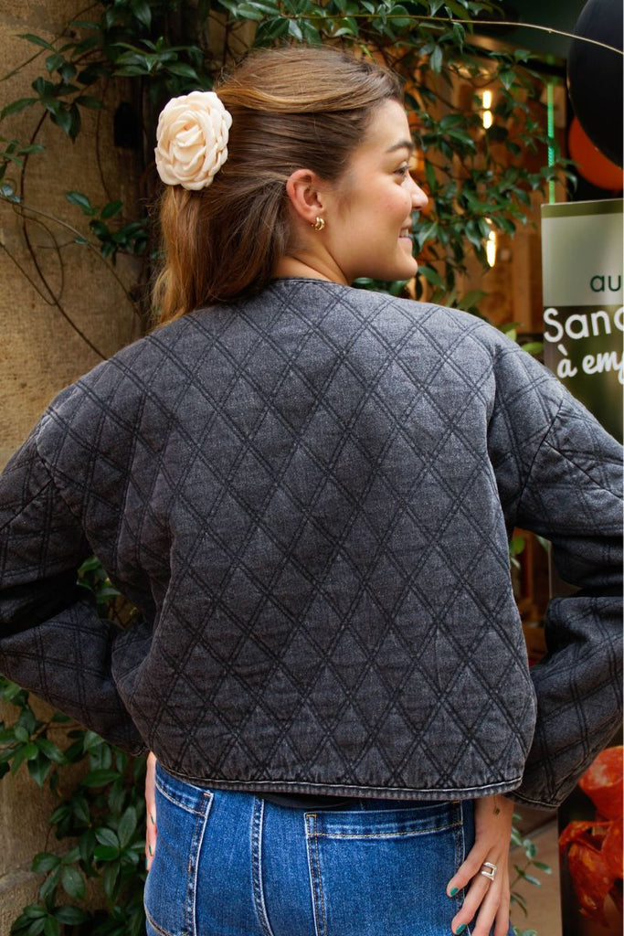 Veste Vikvilla, couleur grise, marque Vila