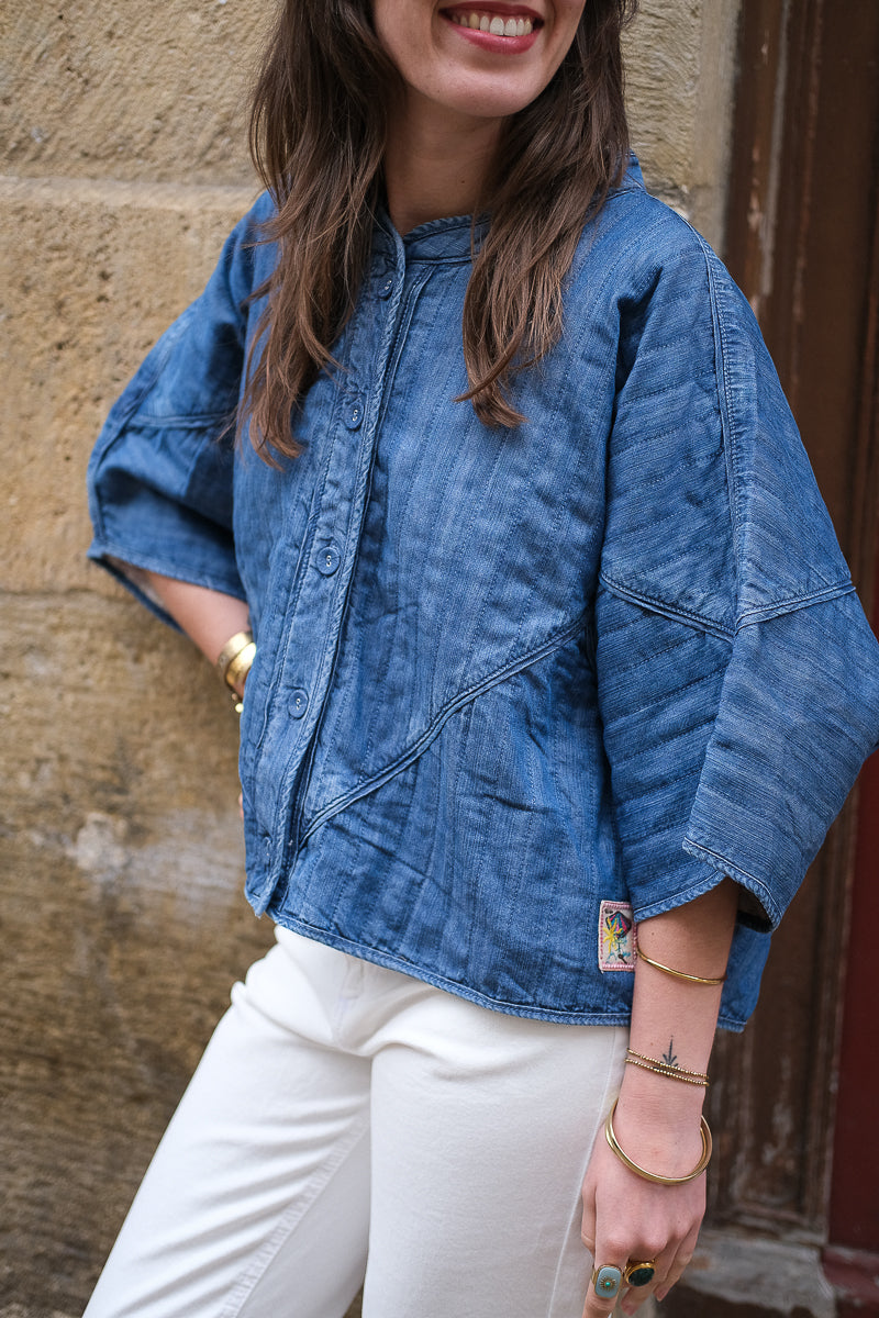 Veste Holy, couleur bleu, marque Orfeo