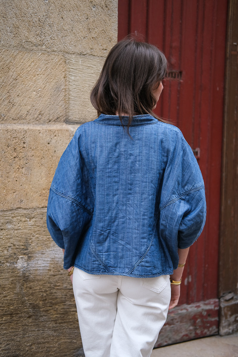 Veste Holy, couleur bleu, marque Orfeo