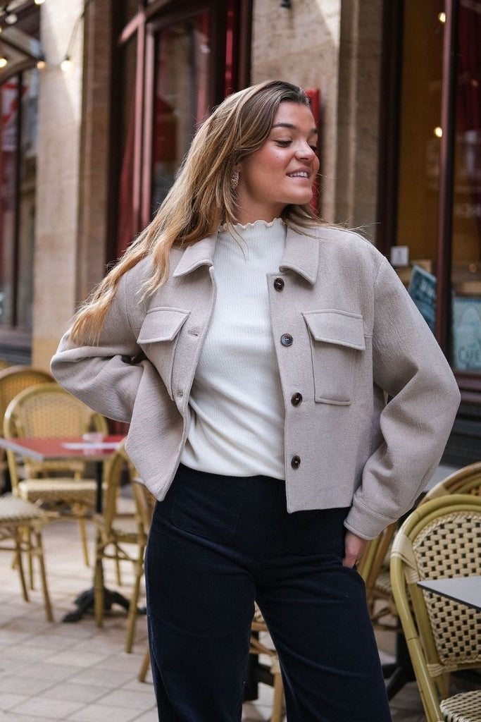 Veste Novembre, couleur grege, marque Grace & Mila