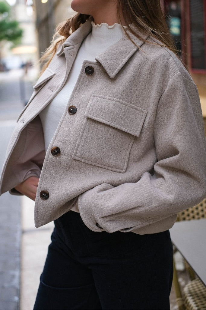 Veste Novembre, couleur grege, marque Grace & Mila