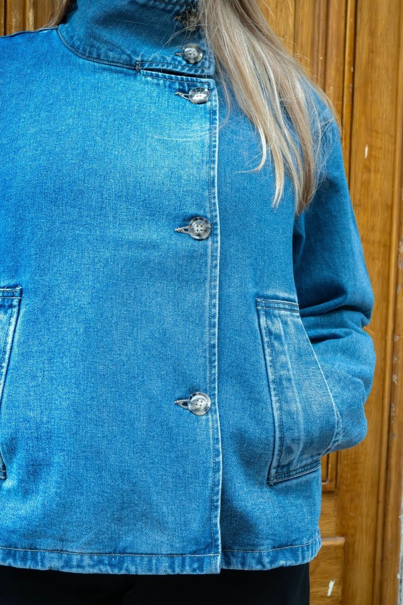 Veste Objtilla, couleur jean, marque Object