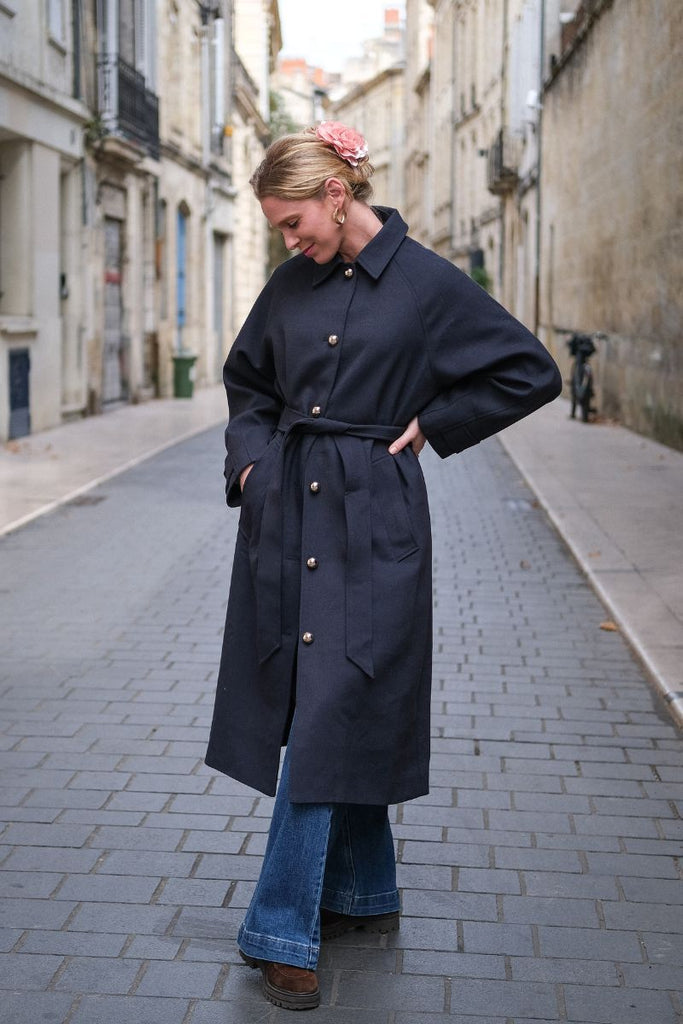 Veste Scott, couleur marine, marque Grace & Mila