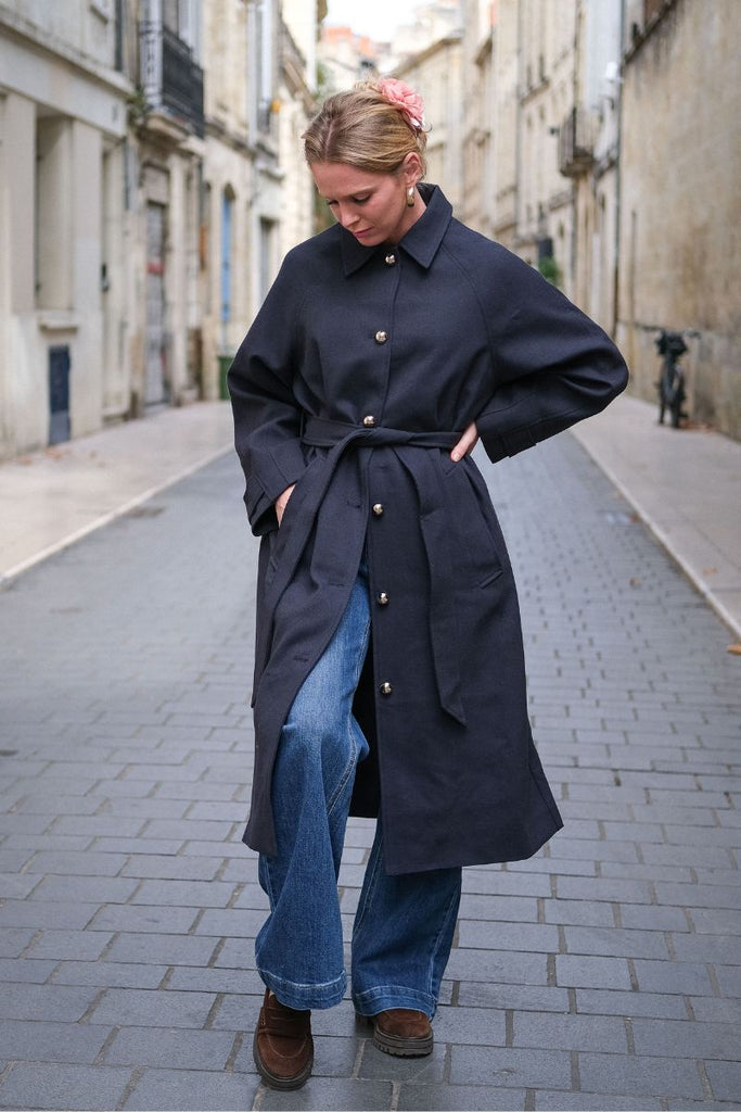 Veste Scott, couleur marine, marque Grace & Mila
