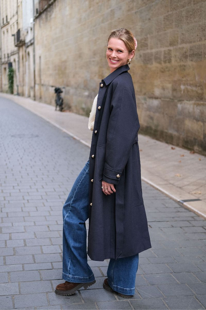 Veste Scott, couleur marine, marque Grace & Mila